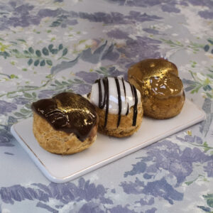 Brochettes de choux – trois parfums